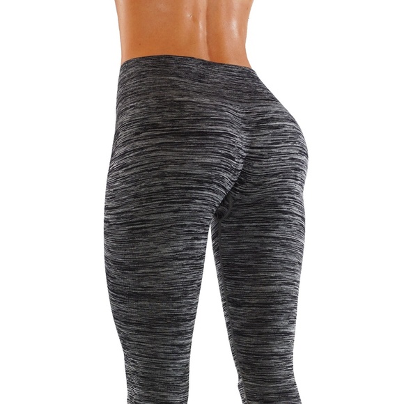 Yoga Power Flex Dry-Fit Pants Workout capri - Picture 2 of 4